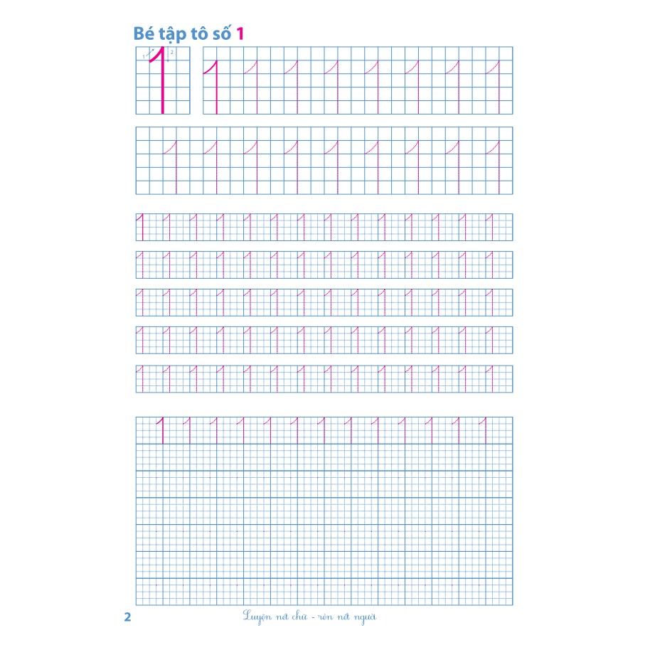 Sách - Hành trang cho bé vào lớp 1 – Vở bé luyện viết chữ số