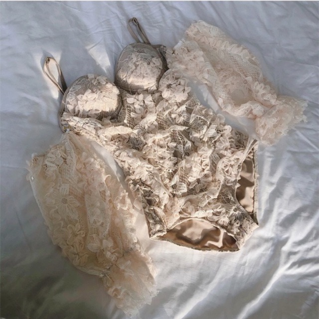 (Có sẵn, ảnh thật ) Bikini/ đồ bơi ren liền thân buộc dây lưng cao cấp hot công chúa Ai cập | BigBuy360 - bigbuy360.vn