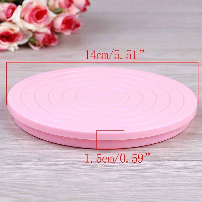 Đế Xoay Làm Bánh 14cm Chống Trượt Diy Đứng