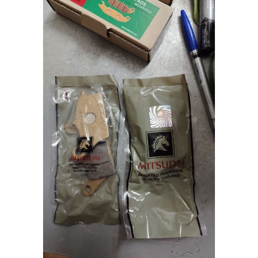 má phanh Vision, AB125, Click125, ab150 hiệu MITSUDAI Thái Lan (AIRBLADE125, AIR BLADE 125 ab160