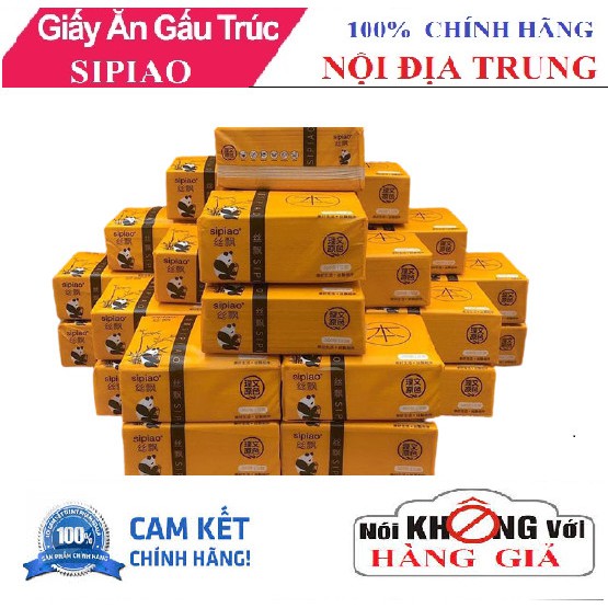 Thùng 30 gói giấy ăn gấu trúc sipiao 6021 [chính hãng]