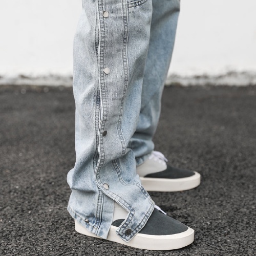 Quần Jeans ống rộng, túi hộp kết hợp 2 hàng cục cao cấp, Quần ống rộng phong cách Streetwear hottrend | BigBuy360 - bigbuy360.vn