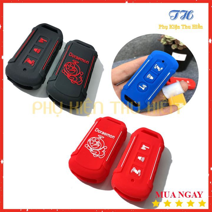 Bọc Khóa Smartkey Cao Su Xe  Loại 3 Nút Bấm Cho Xe Honda Như Honda Sh, Shmode, Pcx,....