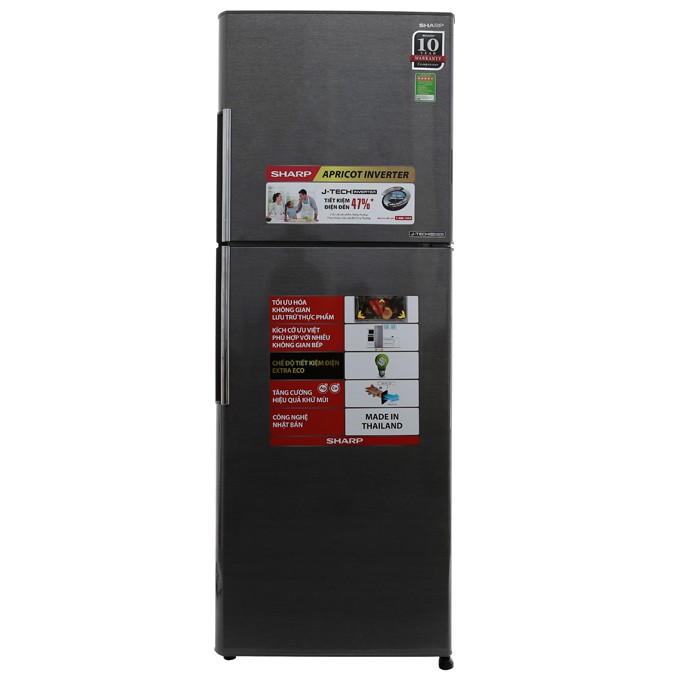 X316E DS - Tủ lạnh Sharp Inverter 287 lít SJ-X316E-DS