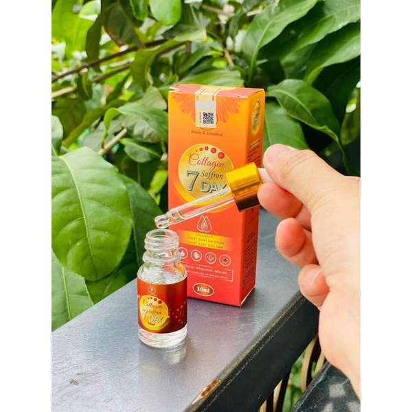 Serum Collagen Saffron 7day Olic -dưỡng ẩm cho da, giúp da trắng sáng, xoá mờ nếp nhăn- Serum olic mẫu mới