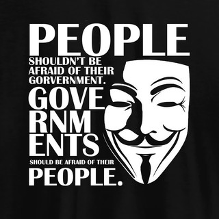 Áo phông in PEOPLE shouldn't be afraid