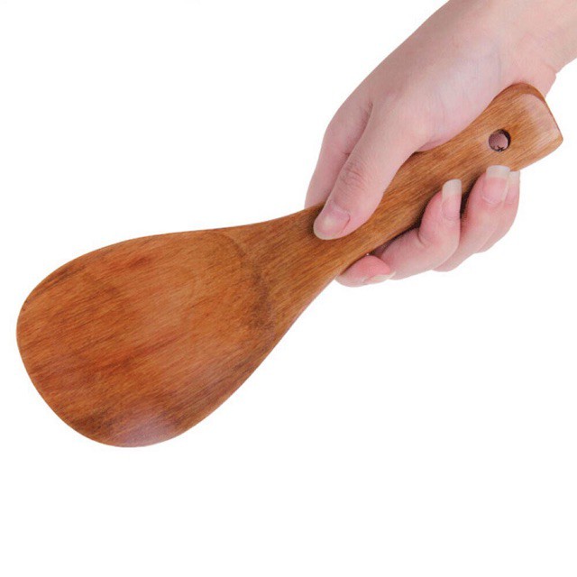 Muỗng gỗ xơi cơm không dính( giao ngẫu nhiên)