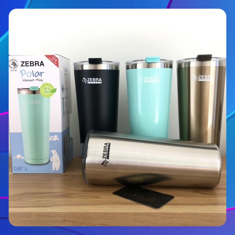 Ly giữ nhiệt Thái Lan Zebra Polar 870ml Inox SUS 304-112702-Tặng kèm túi