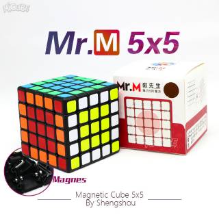 Khối Rubik 5x5 Shengshou Mr.m Từ Tính Không Dính