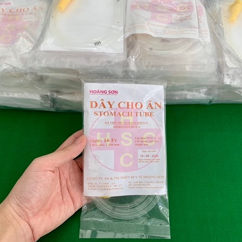 DÂY CHO ĂN SỐ 16-18 XÔNG DẠ DÀY FEEDING TUBE DÂY NUÔI ĂN