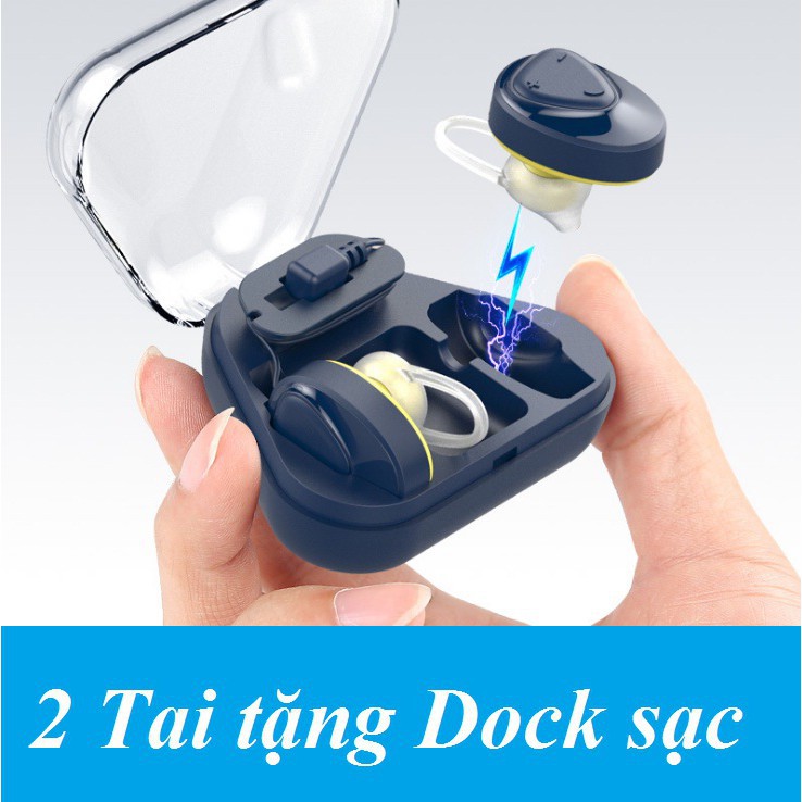 Tai nghe Bluetooth không dây ver 2 tặng dock sạc mini