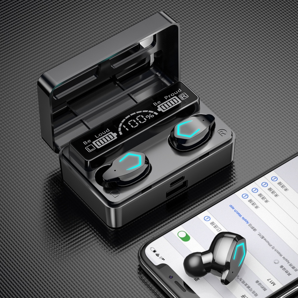 Tai nghe không dây VITOG X3C TWS Bluetooth 5.1 Hifi 9D không dây chống nước có micro