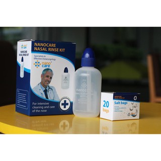 BÌNH RỬA MŨI NANOCARE + TẶNG 20 GÓI MUỐI