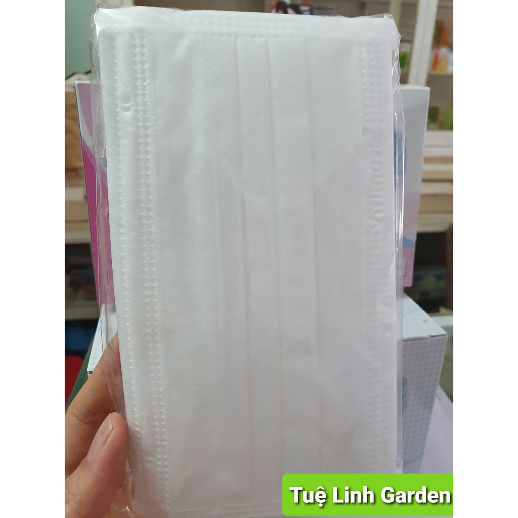 Khẩu Trang Y Tế 4 lớp Vitimask Hộp Màu Xanh Trắng 50 cái | BigBuy360 - bigbuy360.vn