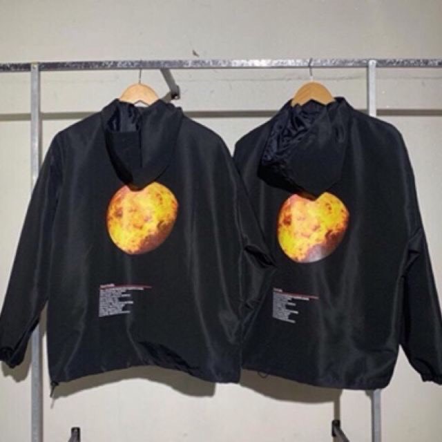 Áo khoác dù 2 lớp hot hit in hình trái đất siêu hot hit cá tính