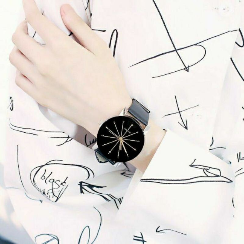 Đồng hồ nam nữ Nary dây da Hàn Quốc siêu đẹp (Giá sỉ)