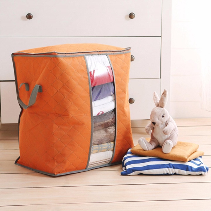 Túi đựng quần áo đựng chăn màn cỡ lớn bằng vải không dệt tiện dụng - Túi vải đựng cất trữ đồ