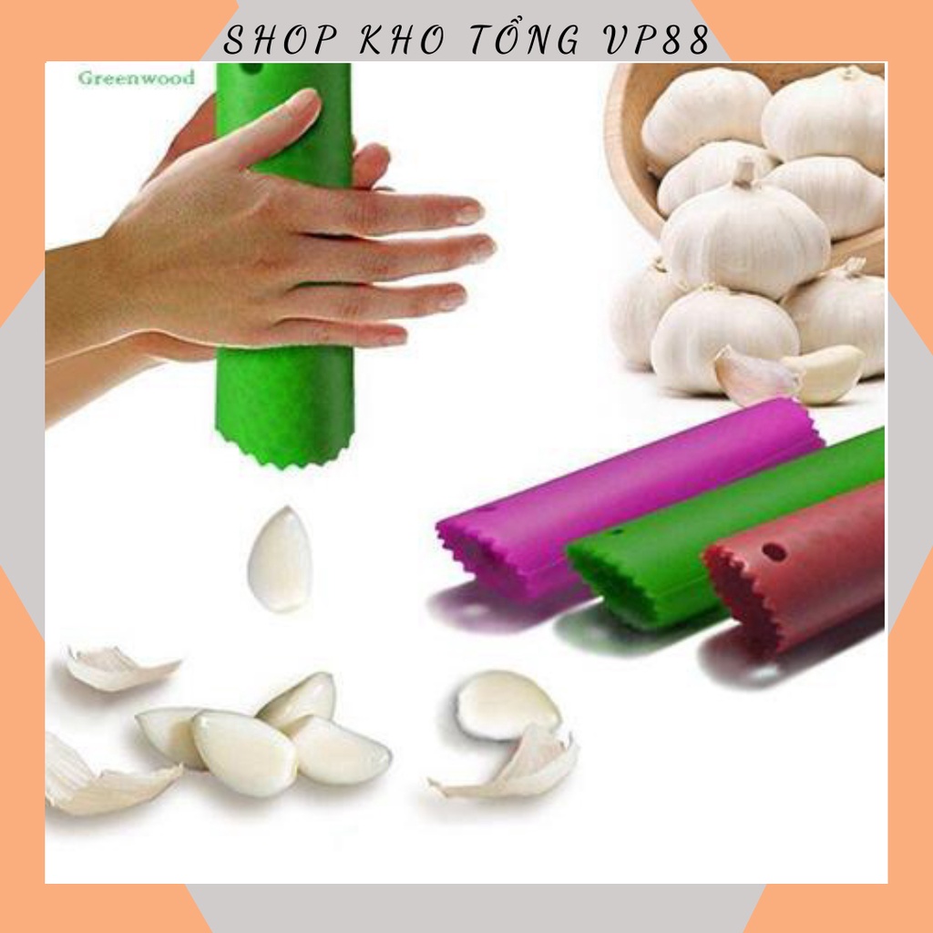 Dụng Cụ Hỗ Trợ Bóc Tách Vỏ Tỏi Bằng Silicon Tiện Lợi 88121 KHO TỔNG