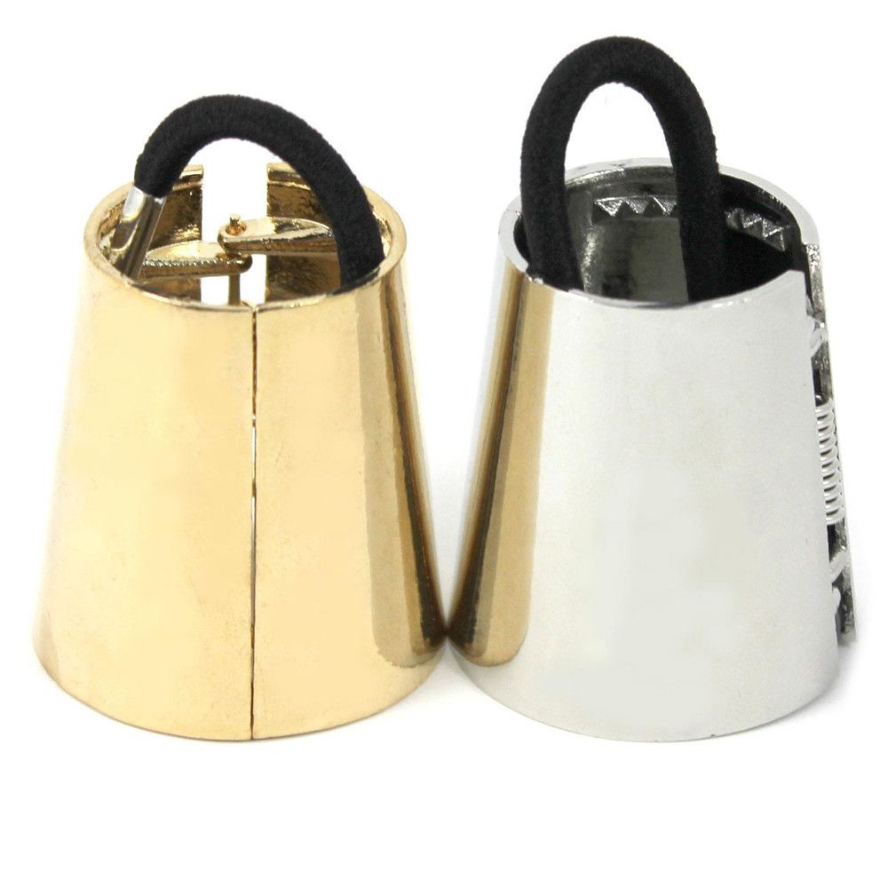 Giá Đỡ Buộc Tóc Đuôi Ngựa Bằng Kim Loại Nhiều Màu Phong Cách Punk Gothic