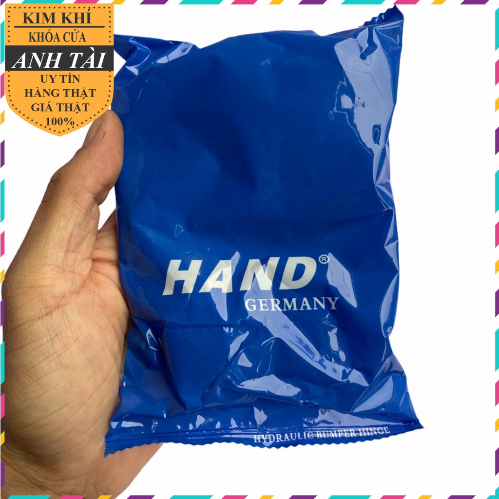 Bản lề giảm chấn Hand bản lề bật thẳng, cong vừa inox 304 lắp tủ bếp tủ áo siêu bền chống gỉ