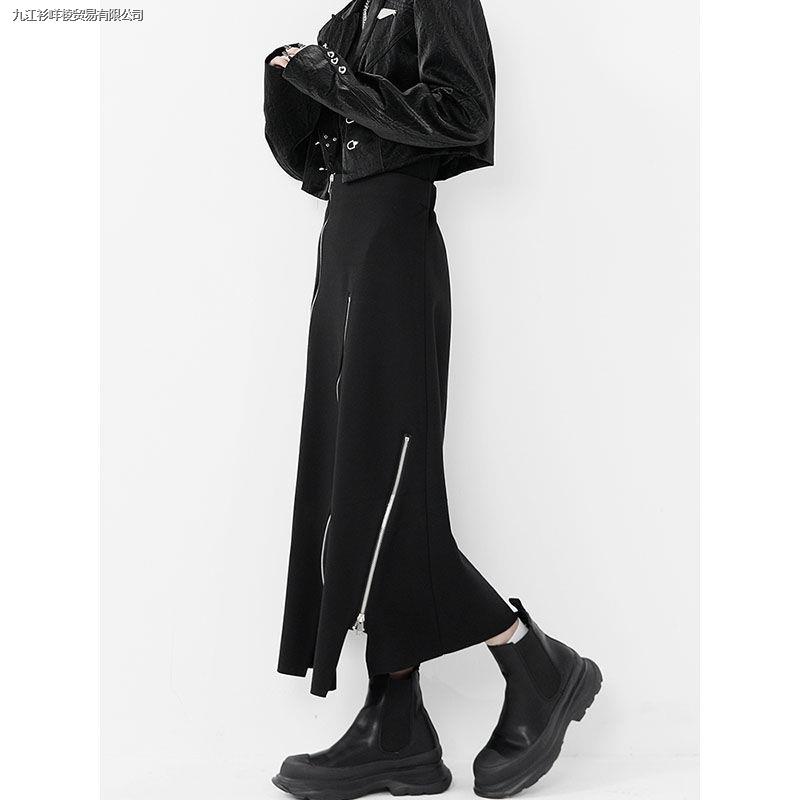 Chân Váy Chữ a Lưng Cao Dáng Dài Màu Đen Thời Trang Dành Cho Nữ 2022