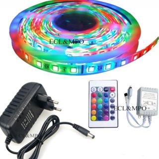 Freeship led dán 5m đủ màu kèm nguồn 5a và bo khiển