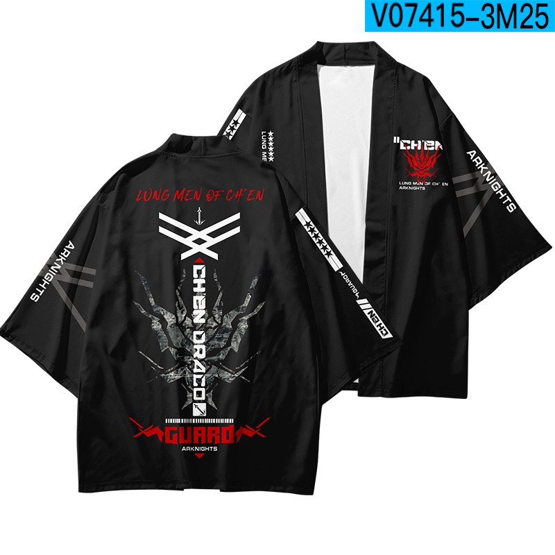 Arknights Áo Khoác Kimono Ngắn Tay In Họa Tiết 3d Phong Cách Nhật Bản Dành Cho Cả Nam Và Nữ | BigBuy360 - bigbuy360.vn