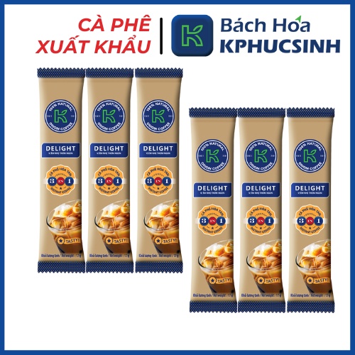 Cà phê sữa hòa tan 3in1 K Delight thơm ngon số 1 việt nam 612g KPHUCSINH - Hàng Chính Hãng