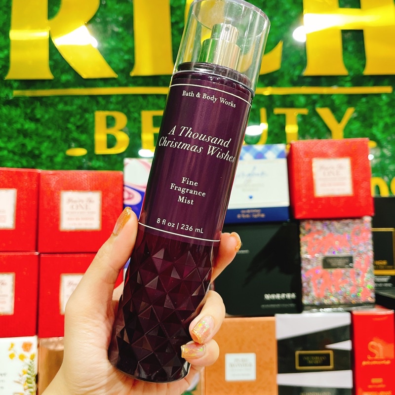 A THOUSAND CHRISTMAS WISHES - Xịt Thơm Body Mist Bath &amp; Body Works