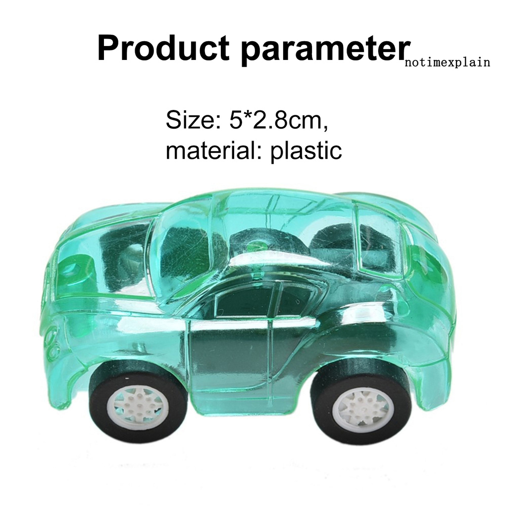 Xe Hơi Đồ Chơi Bằng Nhựa Trong Suốt Màu Kẹo Ngọt Đáng Yêu Dành Cho Bé