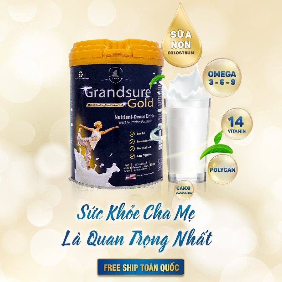 Sữa Non Xương Khớp Grandsure Gold Hộp 850g HCM