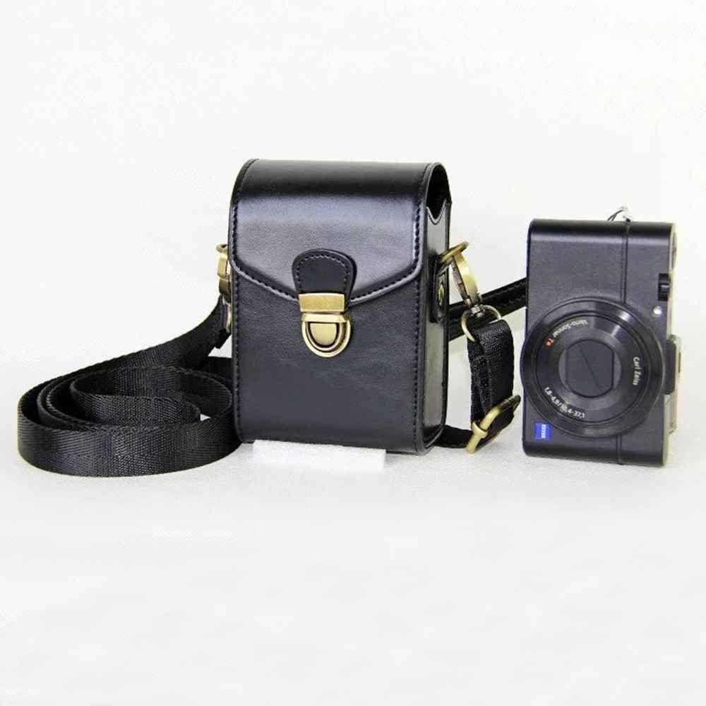 BTLIMER Túi Da Pu Đựng Bảo Vệ Máy Ảnh Canon Tiện Dụng