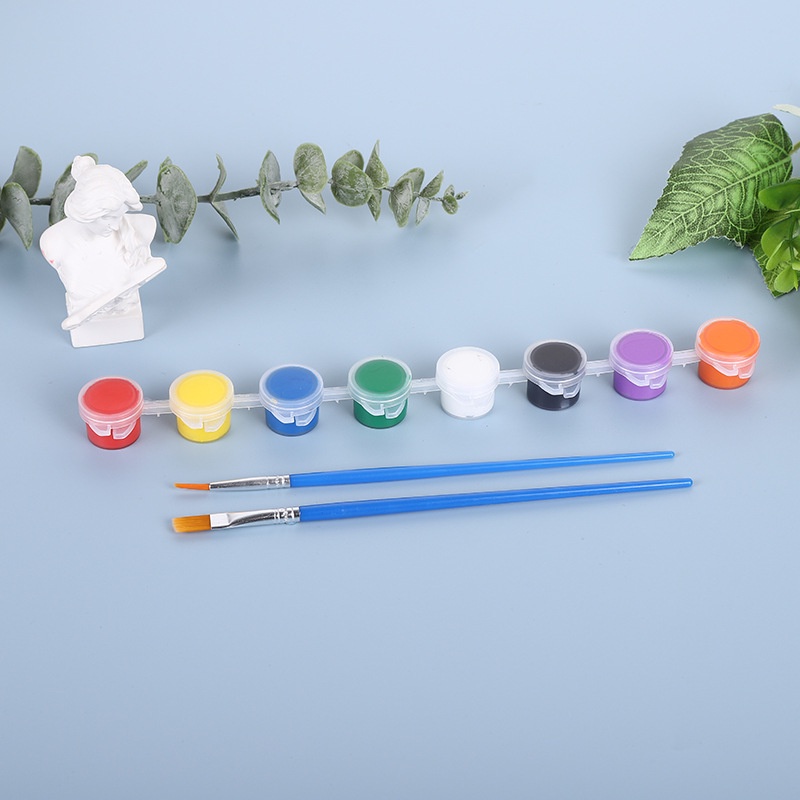 Màu acrylic set mini tô tượng, tô màu handmade