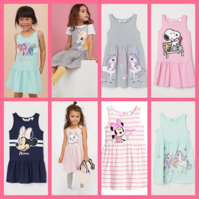 Váy H&M bé gái ( Pony, Mickey, Snoopy)