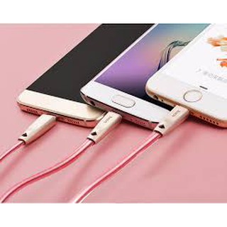 Cáp sạc 1m2 - 3 đầu