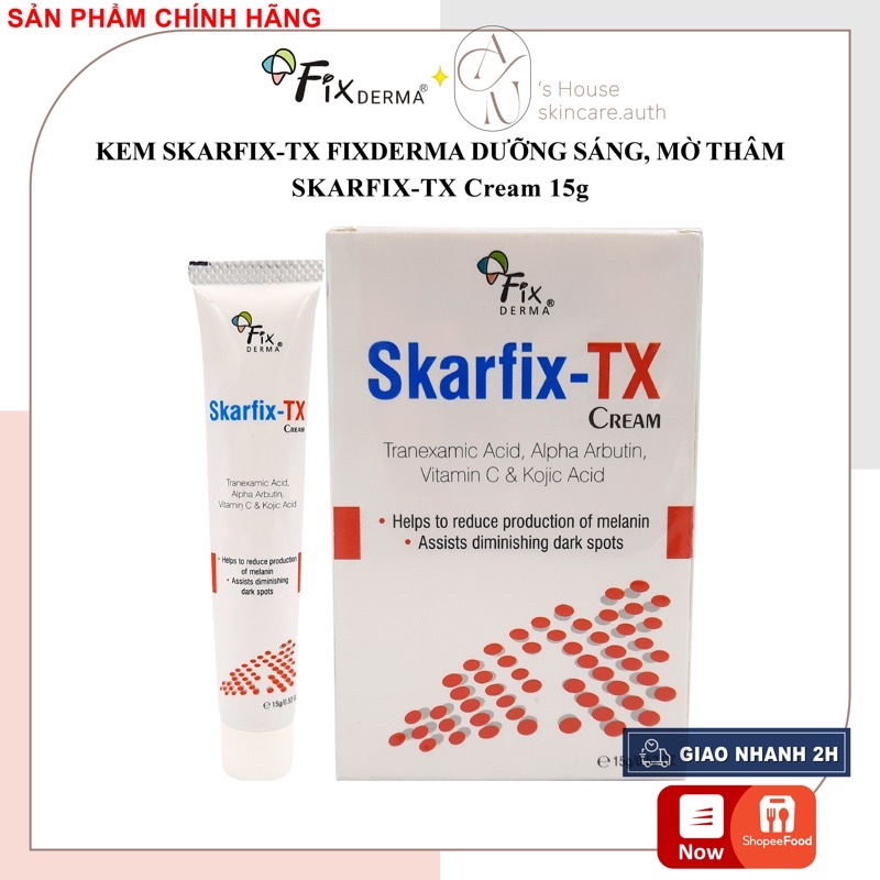 Kem SKARFIX TX FIXDERMA dưỡng sáng da, mờ thâm nám 15g