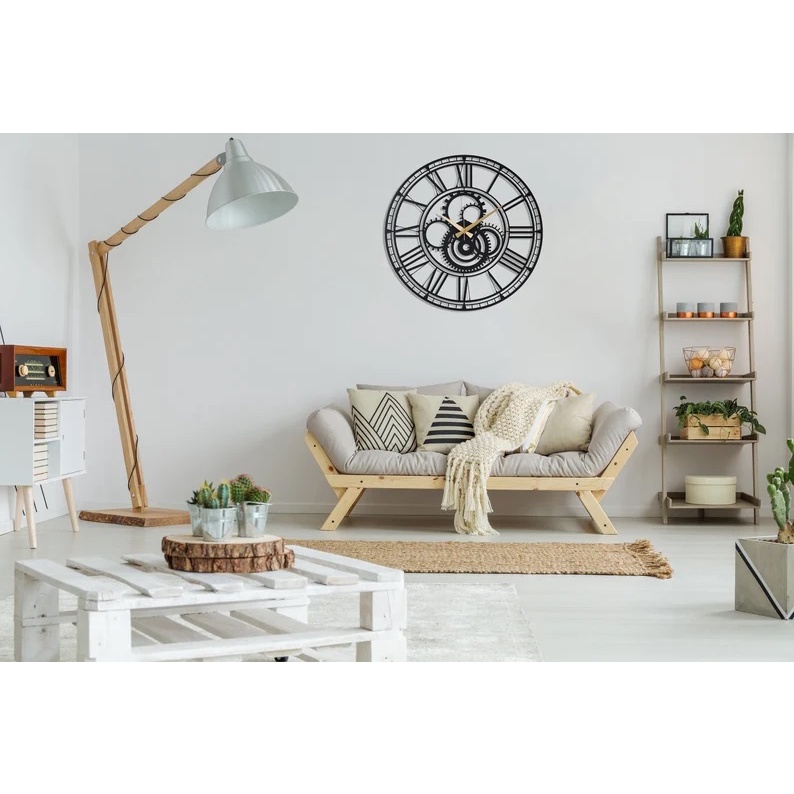 Đồng hồ treo tường Thegioipuzzle bằng kim loại bền đẹp DH005