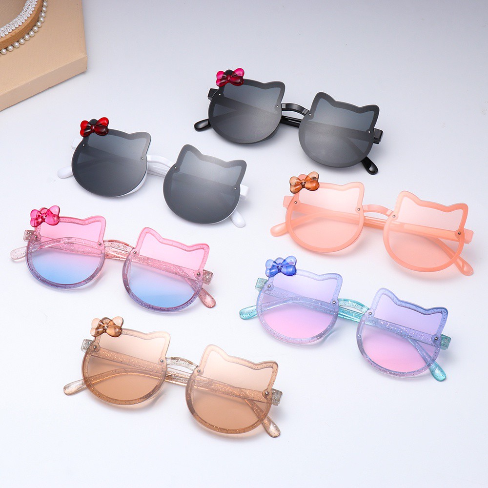 HS Cute Children Shades Baby Eyewear Kids Sunglasses Goggles Boys Girls Cartoon UV400 Protection Lovely Sun Glasses