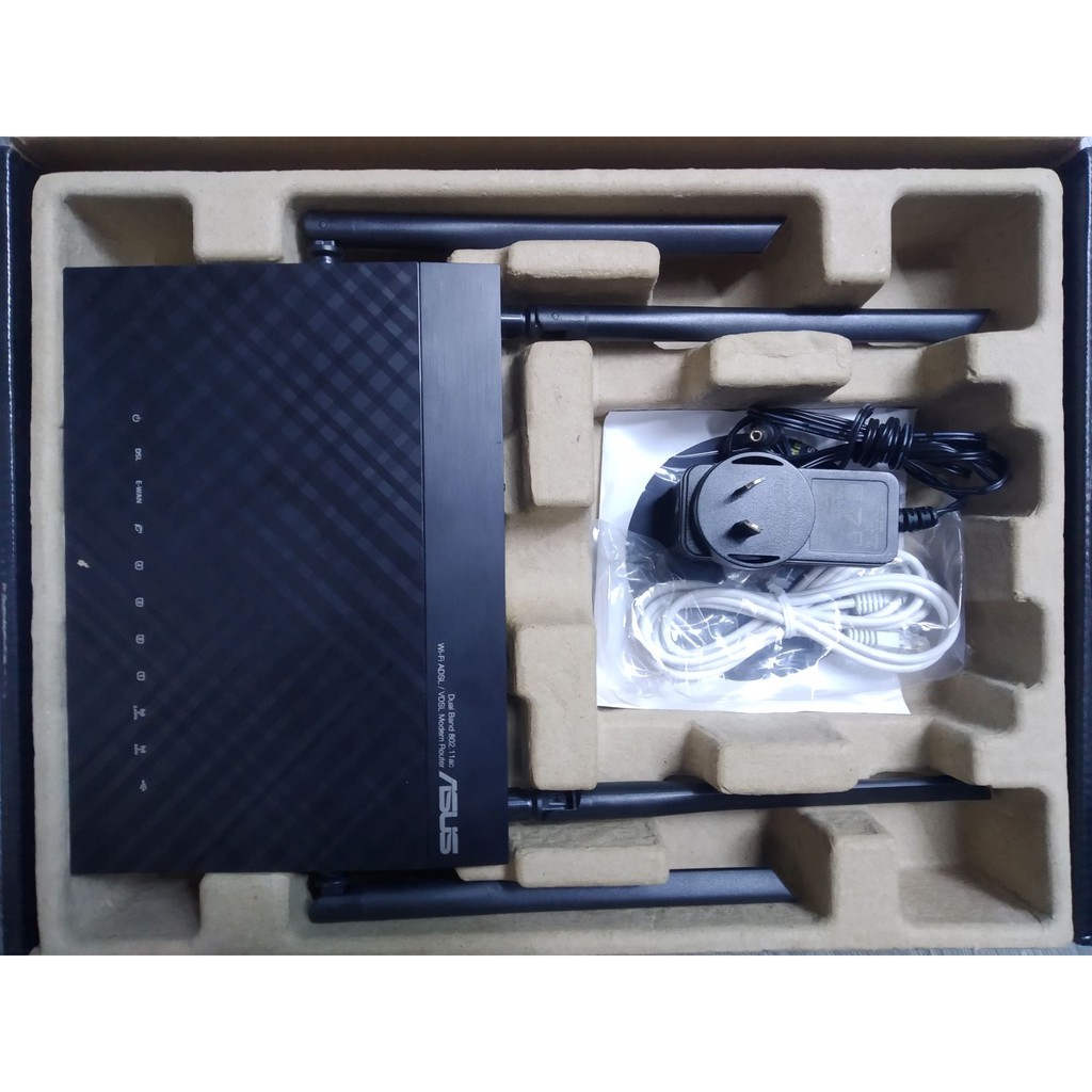 Asus All in one Modem 3g/4g, Router dual band AC1200, ADSL, load