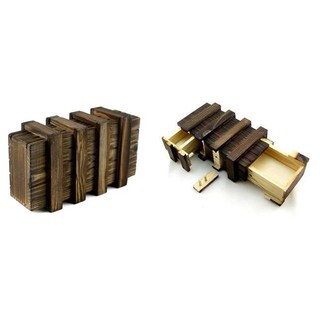 Hộp bí mật 02 ngăn vật dụng & quà tặng thử thách trí tuệ siêu độc đáo