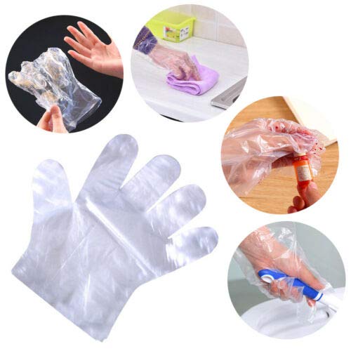 Set 50 / 100 Găng Tay Nhựa Plastik Pakai Buang Dùng Một Lần