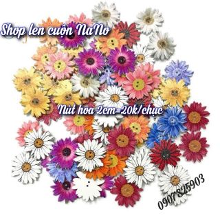 Nút áo hoa cúc