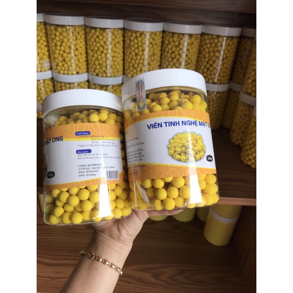 Viên kẹo nghệ mật ong