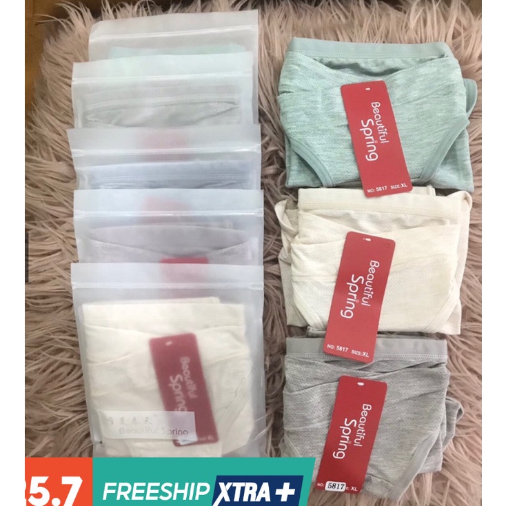 Quần Lót Bầu Cạp Chéo Thông Hơi Kháng Khuẩn Đảm Bảo Mềm Mát Dễ Chịu