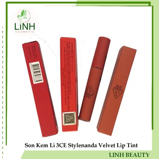 (CHÍNH HÃNG) Son Kem Lì 3CE Stylenanda Velvet Lip Tint Siêu HOT