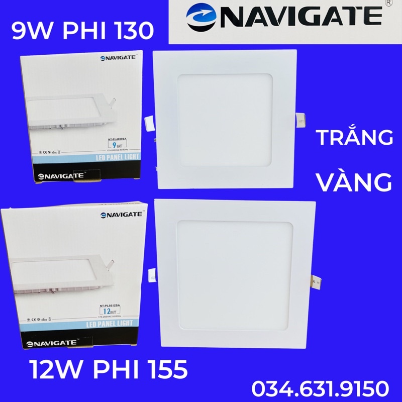 ĐÈN ÂM TRẦN VUÔNG CÔNG SUẤT 9W VÀ 12W ÁNH SÁNG TRẮNG VÀ ÁNH SÁNG VÀNG , ĐẸP CHẤT LƯỢNG