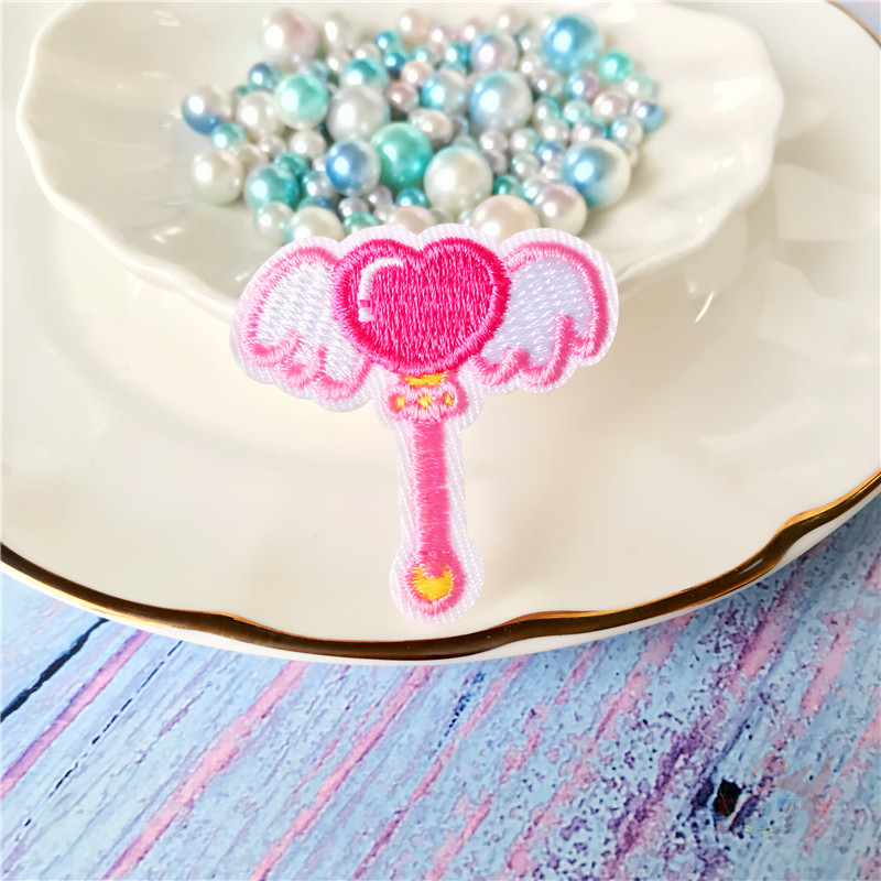 ♚ Sticker Ủi Thêu Chữ Be Yourself - Be a Nice Girl ♚ 1 Sticker Ủi Thêu Hình Huy Hiệu