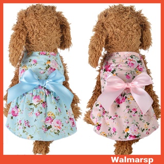 Đầm hoa chất vải cotton dành cho thú cưng