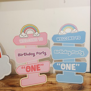 Cây Welcome để bàn tiệc sinh nhật cho bé