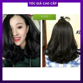 Tóc kẹp chữ U xoăn lỡ
